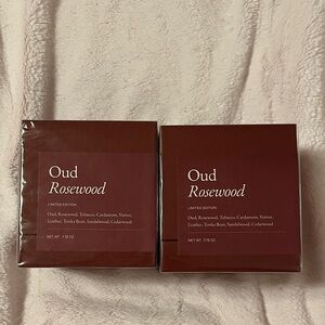 Italic Oud Rosewood Limited Edition Fragrance Candle x 2